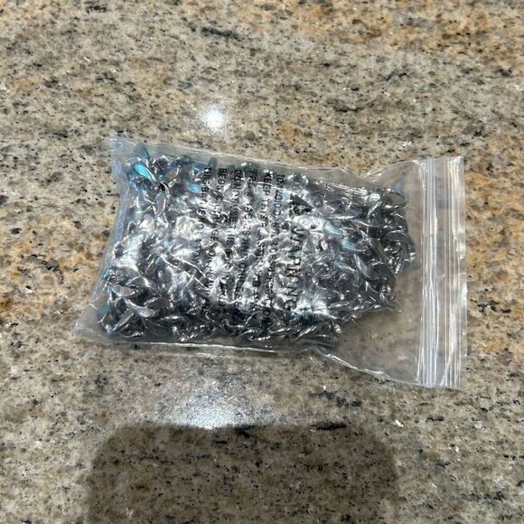 NWT 47" DIY Iron Flat Chain Strap Handbag Chains Accessories with Metal Buckles - Picture 4 of 4